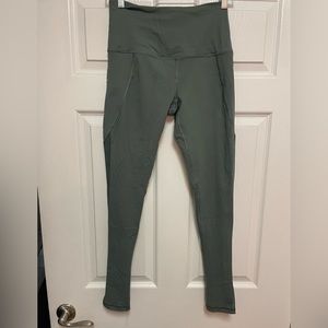 Victoria’s Secret knockout tight, sage green with pockets and mesh detail